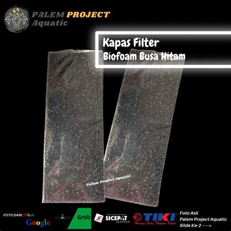 Biofoam Busa Hitam Kapas Filter Media Filter Aquarium Lazada Indonesia