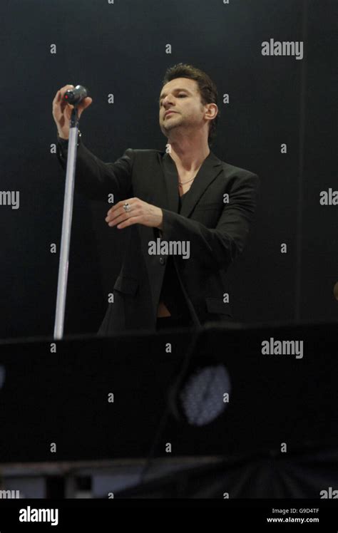 Dave Gahan Of Depeche Mode Performing At The O Wireless Festival In