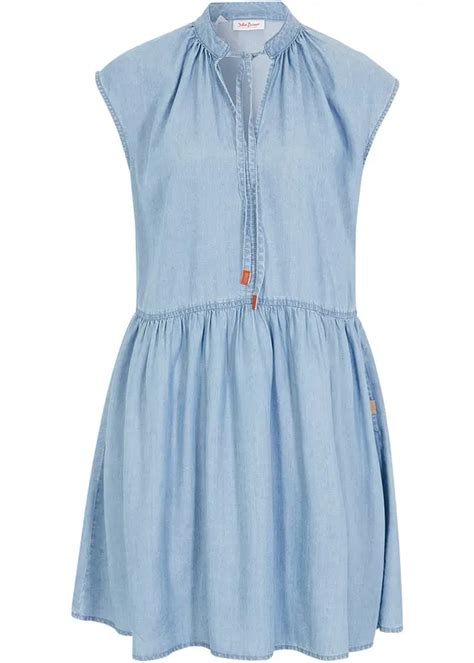 Lockeres Jeans Tunika Kleid Aus Tencel Lyocell Blau Bonprix