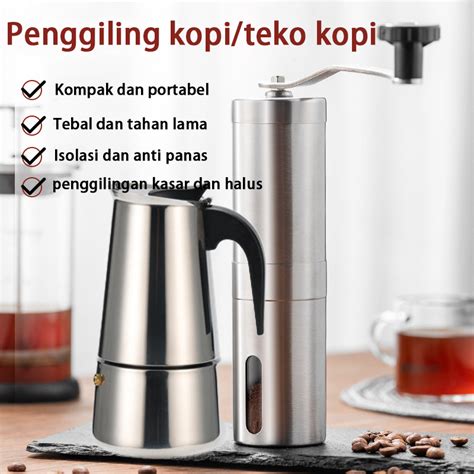 Jual Alat Mesin Teko Pembuat Kopi Espresso Mokapot Moka Pot Cofee Maker