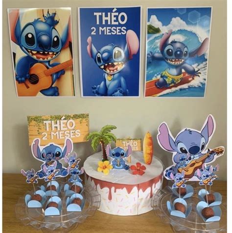 Kit É Só Um Bolinho Stitch Menino Elo7 Produtos Especiais