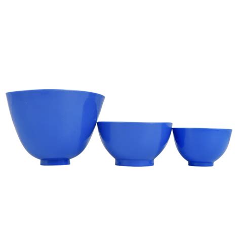 【ready Stock】dental Lab Rubber Mixing Bowls Flexible Silicone Bowls For