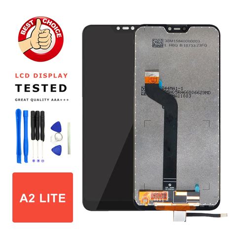 Mi A2 Lite LCD Display Touch Screen Panel Digitizer LCD Assembly With