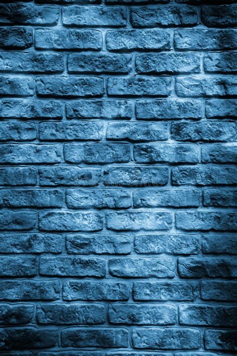 Mur De Briques Bleu Image Stock Image Du Bleu Briques