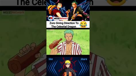 Zoro Vs Celestial Dragon Anime One Piece Shorts Youtube