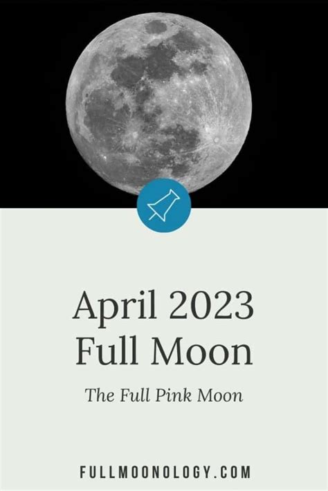 Full Moon April 2023:The Pink Full Moon - FullMoonology