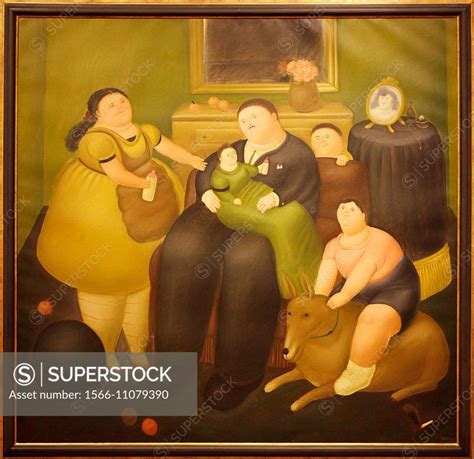 El Viudo The Widower Fernando Botero Museo De Arte Latinoamericano