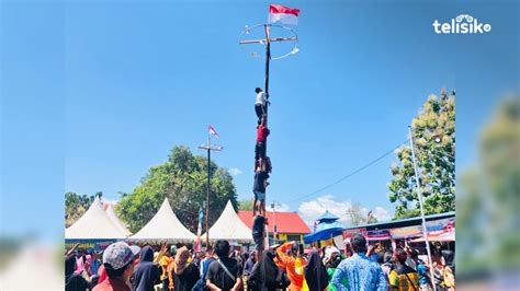 Lomba Panjat Pinang Warnai Semarak Hut Ke Kabupaten Buton Selatan