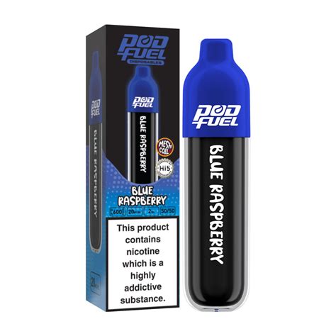 Blue Raspberry Disposable 600 Puffs Pod Fuel