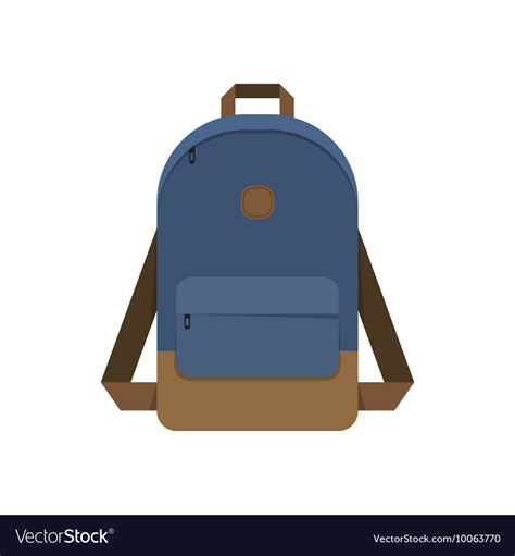 Backpack school bag Royalty Free Vector Image - VectorStock