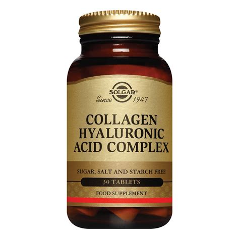 Solgar Collagen Hyaluronic Acid Complex 30 Tablets Victoriahealth