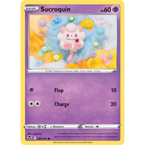 Sucroquin Carte Pokmon Commune Neuve Fr