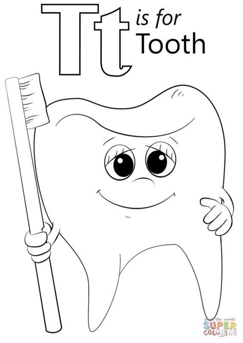 25 Inspiration Image Of Tooth Coloring Pages Preschool Coloring