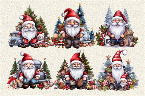 Merry Christmas Gnomies Bundle Graphic By Garyart Creative Fabrica