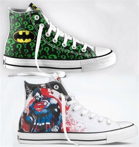 Superhero Chuck Taylors Geekery Design Pinterest