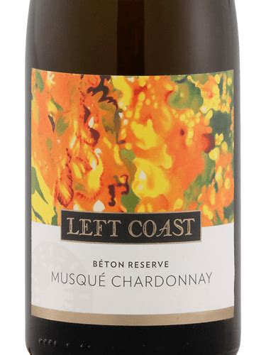 Left Coast Estate Béton Reserve Musqué Chardonnay Vivino US