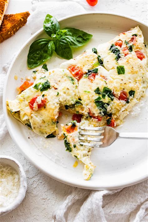 Egg White Spinach Omelette