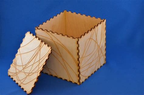 Wood Box Laser Cut Template