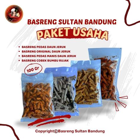 Jual Paket Usaha Basreng Sultan Bandung 100GR BC 8pcs PEDAS MANIS