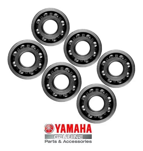 Kit 6 Rolamento De Esferas Ténéré 660 Mt03 Yamaha Original Frete grátis