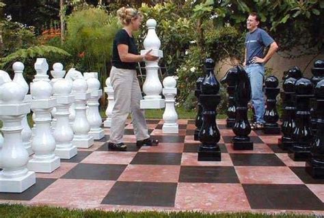 Outdoor and Garden Chess Set Options - Chess USA