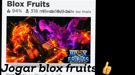 Blox Fruits O Melhor Jogo Do Roblox YouTube