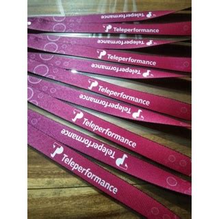 Teleperformance Lanyard Id Lace Id Cord Sling Sublimation Shopee