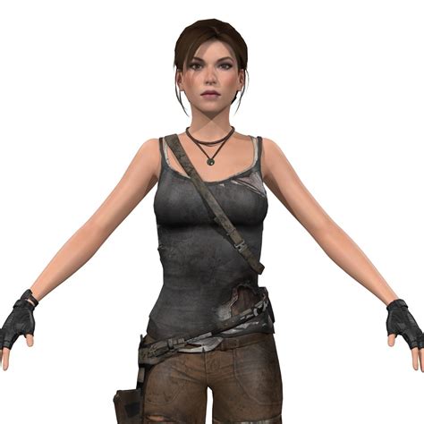 3D Model Lara Croft Tomb Raider Rig Model TurboSquid 1831900