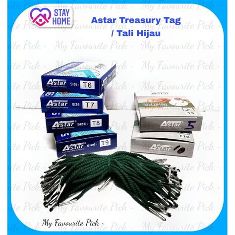 Astar Treasury Tag Tali Hijau Shopee Malaysia