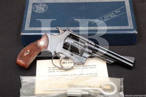 Smith And Wesson Sandw 34 1 1953 2232 Kit Gun 4″ 22 Lr Revolver Mfd 1966 Candr Lock Stock And Barrel