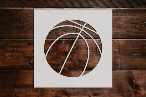 Basketball Stencil - Art and Wall Stencil - Stencil Giant