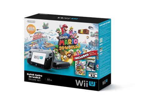 Nintendo Wii U Deluxe Set Super Mario 3d World And Nintendo Land