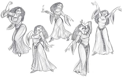 The Art Of Tangled • Disneys Mothel Gothel Concept Art