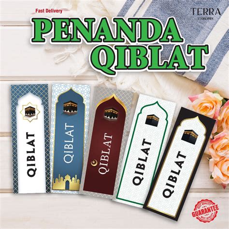 Islamic Petunjuk Arah Kiblat Sticker Kiblat Arrow Waterproof Sticker