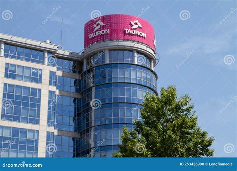 Tauron Polska Energia Headquarters In Katowice Poland Editorial Stock