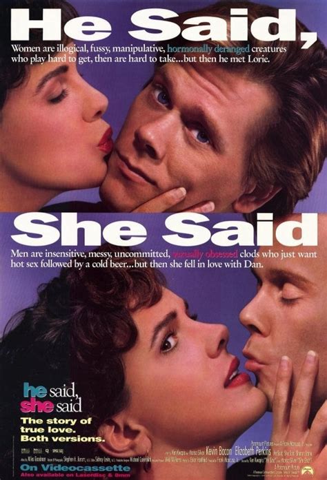 He Said, She Said (1991) - Posters — The Movie Database (TMDB)