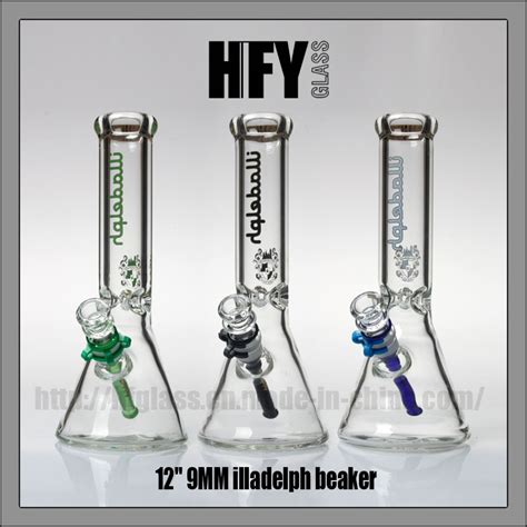 9mm Thickness 12 Inches Illadelph Glass Beaker Hookah Smoking Water