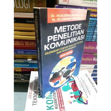 Jual Metode Penelitian Komunikasi Edisi Revisi By Jalaluddin Rakhmat