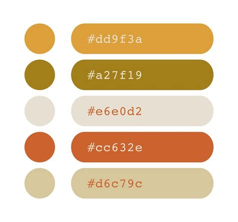 Premium Vector Boho Earthy Color Palette Earthy Pastel Colors Catalog