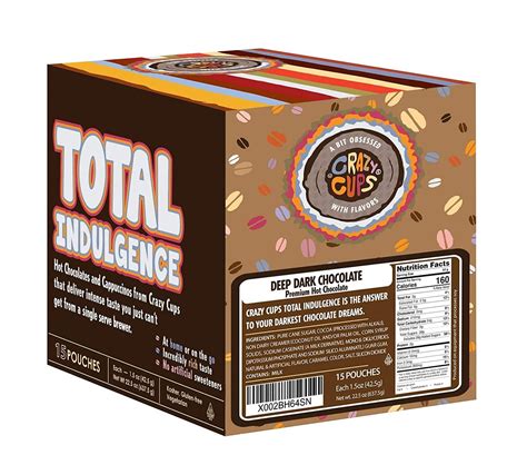 Deep Dark Hot Chocolate Mix Gourmet Packets Total Indulgence Buy Now With Express