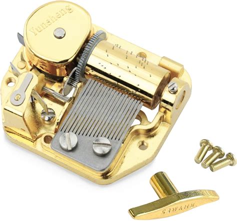 Pursuestar Fur Elise Wind Up Music Box Movement 18 Note Gold Luxury Upgrade