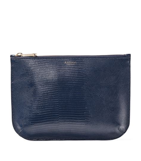 Sale Aspinal Of London Medium Leather Ella Pouch Harrods NZ