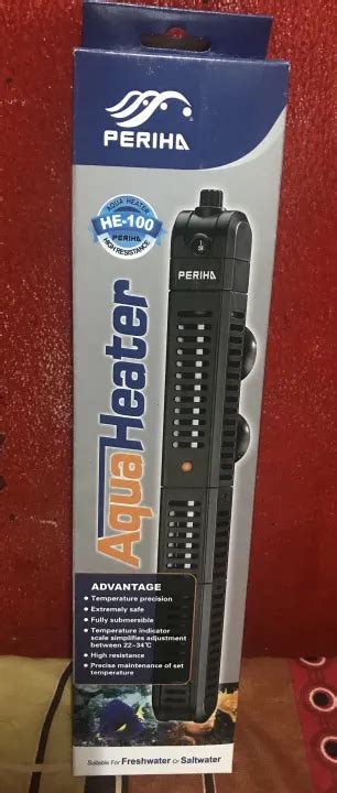 Periha Aquarium Heater 100w HE 100 With Heater Guard Lazada PH