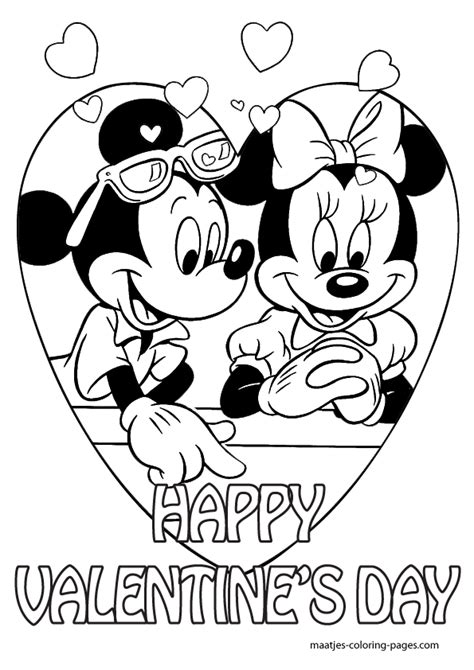 Minnie Mouse Valentine Coloring Pages At Getcolorings Free 39904 Hot Sex Picture