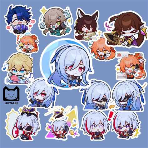 Honkai Star Rail Sticker phiên bản Tỉnh Mộng Ngày Đông Jingliu