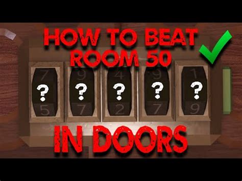 How To Beat Room 50 In Roblox Doors - YouTube