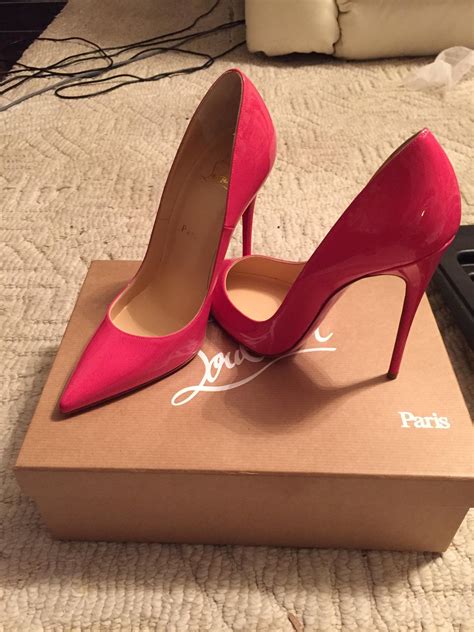 Christian Louboutin So Kate 120 Patent Pink Pumps Get The Must Have Pumps Of This Season These