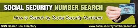 Social Security Number Search Tools