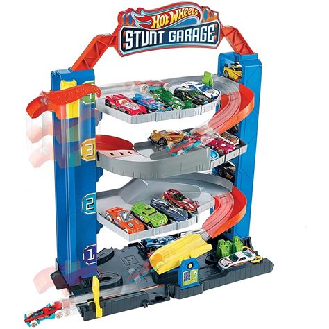 Mattel Hot Wheels Stunt Garage Play Set Gnl Toys Shop Gr