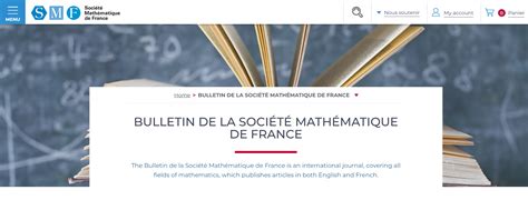 Bulletin de la Societe Mathematique de France法国数学期刊